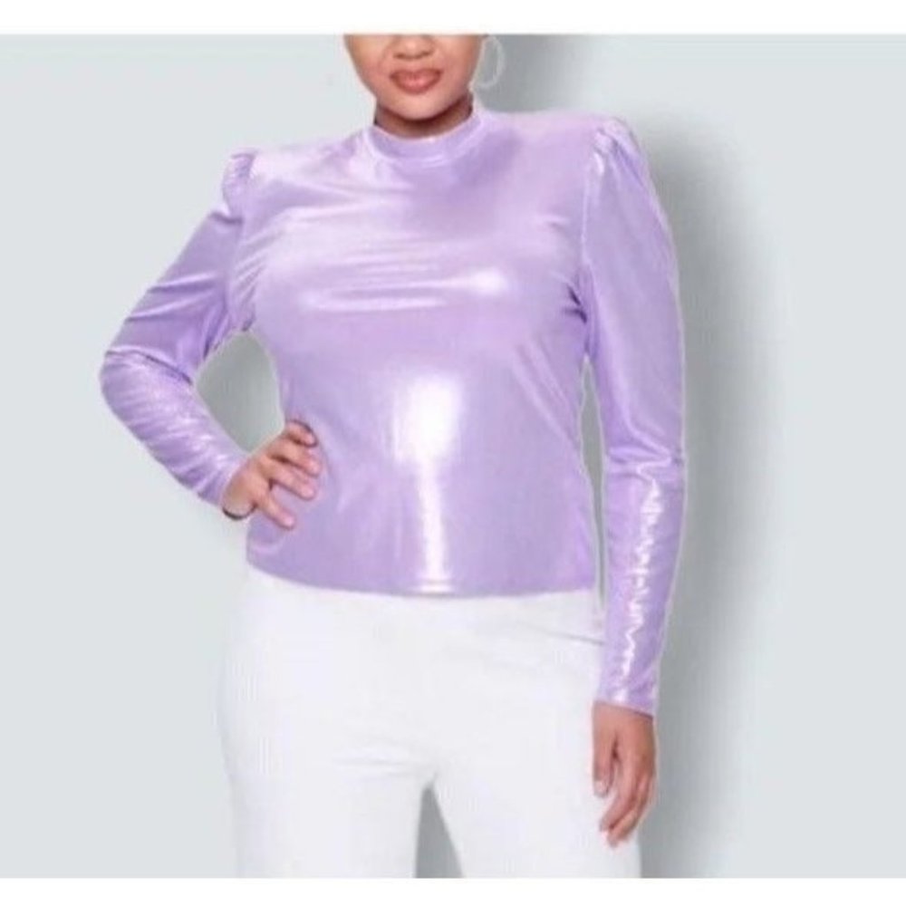 Forever 21 Shimmery Shoulder Pad Plus Size Top 1X PRICE IS FIRM!  No offers!!